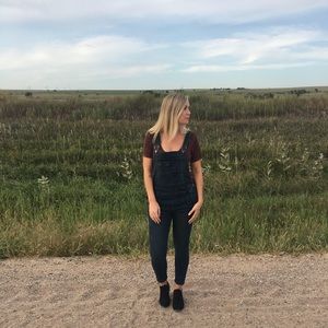 Skinny leg Bib overalls